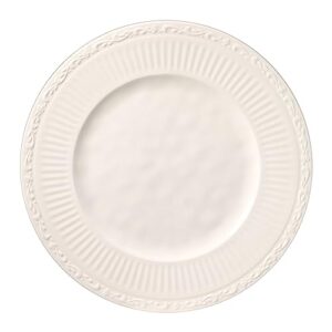 Mikasa Italian Countryside Melamine Outdoor Dinnerware Set, Service for 4, Cream, 12 Piece