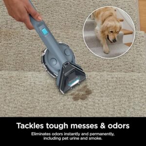 Shark PX202BRN StainStriker Portable Spot, Stain, & Odor Eliminator for Carpets, Area Rugs, Upholstery, Cars, with Bonus Accessories and Cleaning Solutions, Perfect for Pets, Nordic Blue