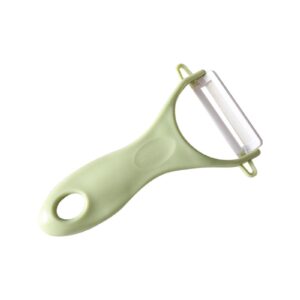 senyer portable ceramic knife fruit knife cutting board peeler kitchen gift household tool knife green