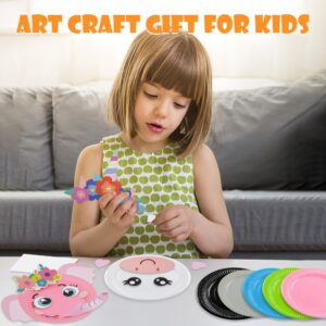 16 Pack Arts and Crafts for Kids, Toddler Crafts Animal Paper Plate Art Kit Gift for 3 4 5 6 Year Old Boys Girls DIY Kids Crafts for Birthday Party Favor Preschool Classroom Christmas Party Games