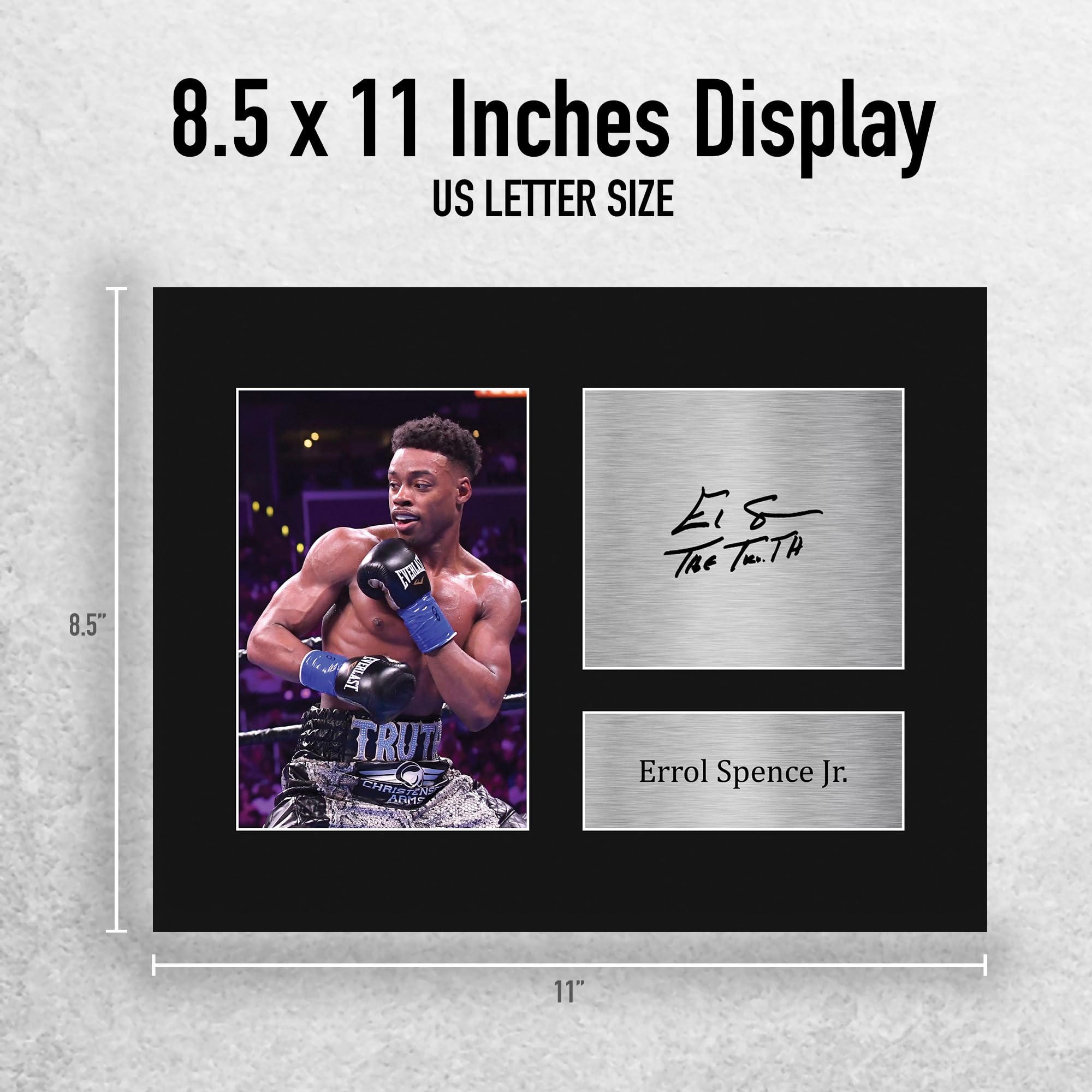 HWC Trading Errol Spence Jr Boxing Gifts Printed Signed Autograph Picture for Boxer Memorabilia Fans - US Letter Size