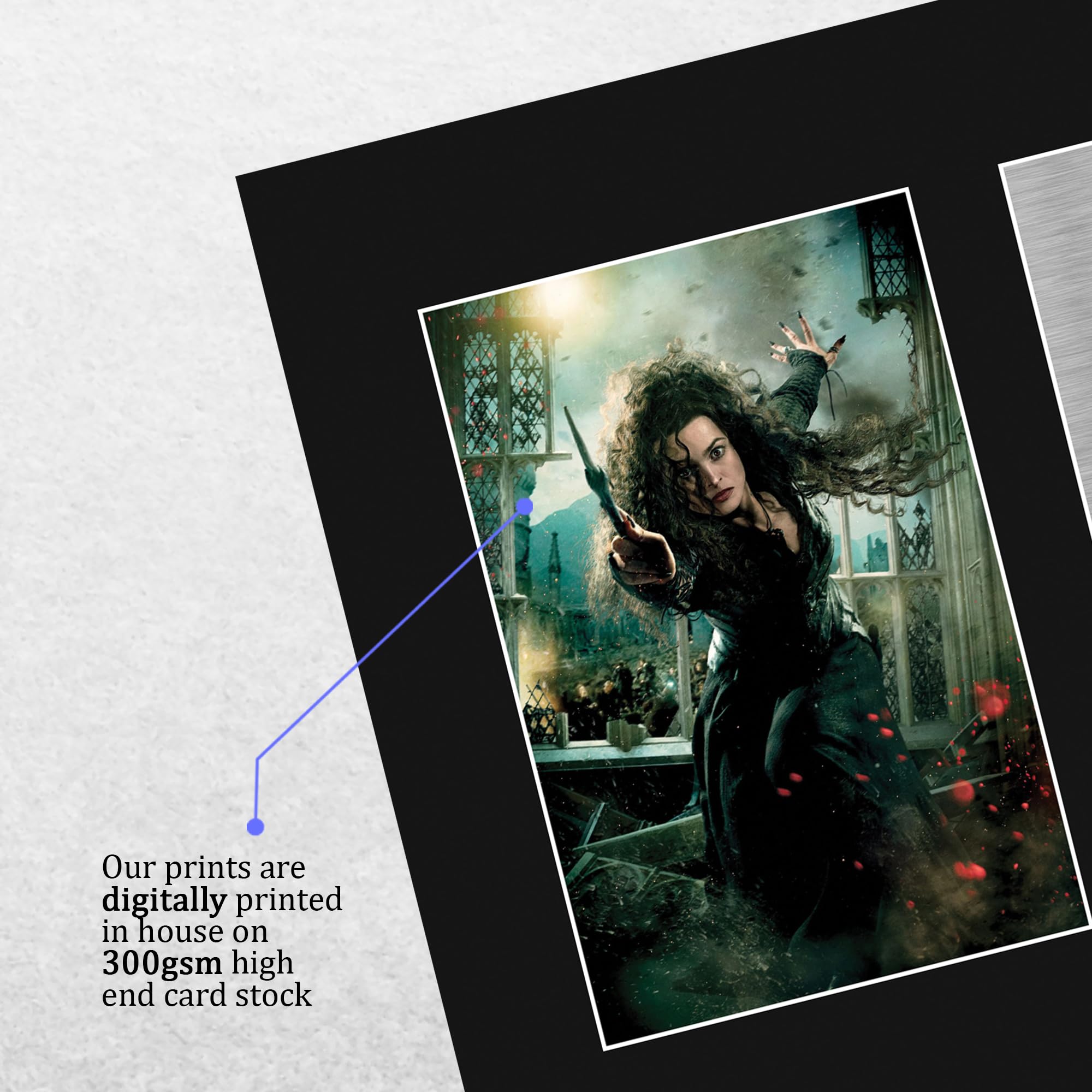 HWC Trading Helena Bonham Carter Harry Potter Bellatrix Lestrange Gifts Printed Signed Autograph Picture for Movie Memorabilia Fans - US Letter Size