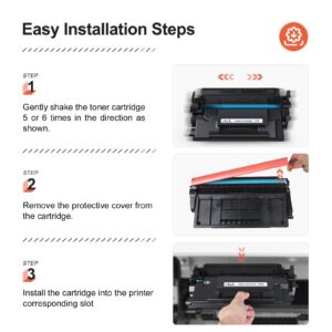 v4ink 148X High Yield Toner Cartridge (NO CHIP) Compatible Replacement for HP 148X W1480X 148A W1480A Black Toner for HP Pro 4001dw 4001dwe 4001dn 4001n MFP 4101fdw 4101fdn Printer Ink, 1 Pack