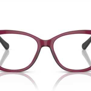 Coach HC6120 Prescription Eyewear Frames, Transparent Ruby/Demo Lens, 54 mm