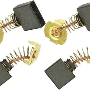 PAOSDKSUI (4/pack) CB204 Carbon Brush fist For Makita GA7021 Powertools - With Automatic Stop, Spring, Cable and Connector - Replaces 191953-5, 191957-7, CB-203 & CB-20 (0.28 * 0.71 * 0.63 inch)