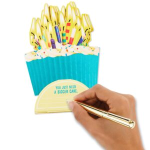 Hallmark Paper Wonder Shoebox Funny Pop Up Card for Birthdays (Cupcake, Not That Old")