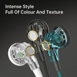 BX-05 Wireless Neckband Headphones w/Mic in-Ear Magnetic Earphone,Crystal-Clear Calls, Fast Charging, IPX4 Sweatproof Deep Bass Headset for Phone Call Music Sports (Green)