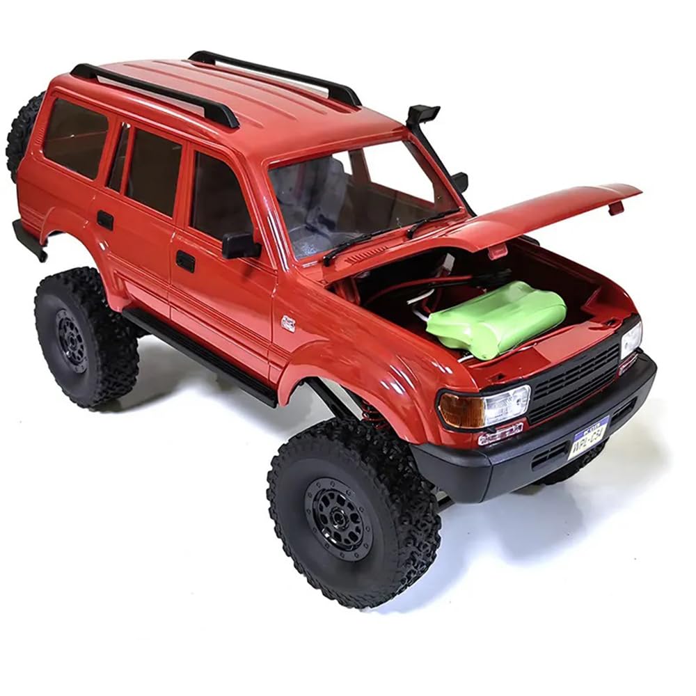 RC Rock Crawler 4x4 RC Truck WPL C54 1/16 RC Crawler RTR Remote Control Truck Off Road 2.4G All Terrain with Proportional Steering 260 Motor, New Gearbox, Upgraded Chasis and Shock