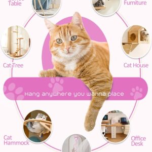 Cat Toys, Hanging Automatic Interactive Cat Toy, Colorful Bouncing Mice, Extra Long Elastic Rope, Motion Activated Rechargeable Cat Feathers Toys, Interactive Cat Toys for Indoor Cats/Kittens