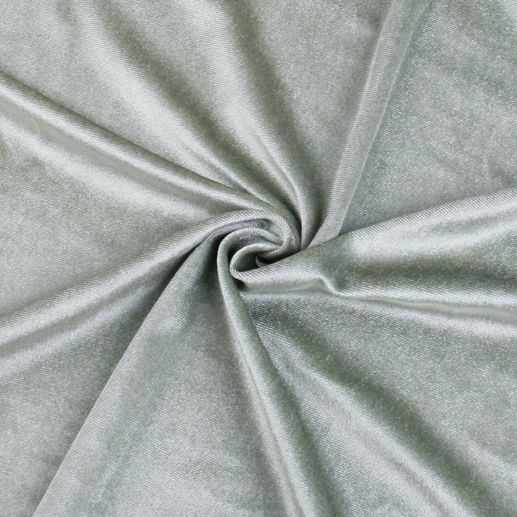 David Angie Stretch Velvet Fabric Polyester Spandex Fabric by The Yard,Ideal for Sewing Costumes Craft of DIY by Apparel,Tables, Curtains & Sofa for Home Decoration (Light Green)