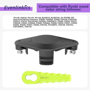 Evenlinkics Weed Eater Bladed Head,Compatible with Ryobi 18-Volt, 24-Volt, and 40-Volt Strimmers，Can Replace Ryobi ACFHRL2 Polycarbonate Bladed Trimmer Head.(1 Trimmer Head+10 Replacement Blades)