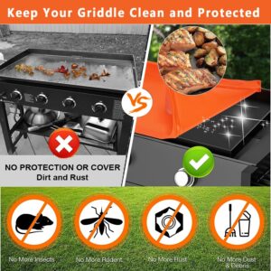 Silicone Griddle Mat, 【Upgraded Full-edge】Griddle Top Covers for Blackstone 28'', Heavy Duty Food Grade Silicone Griddle Cover,Protect Your Griddle All Year Round