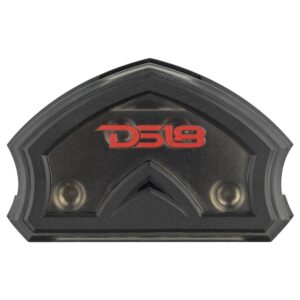 DS18 DB2040 Distribution Block 2X 0-GA in 4X 0-GA Out - Nickel Plated - Power Ground Distribution Block - Ground Distributor Block for Car Audio, RV, Motorcycle - 2X 0 Gauge in to 4X 0 Gauge Out