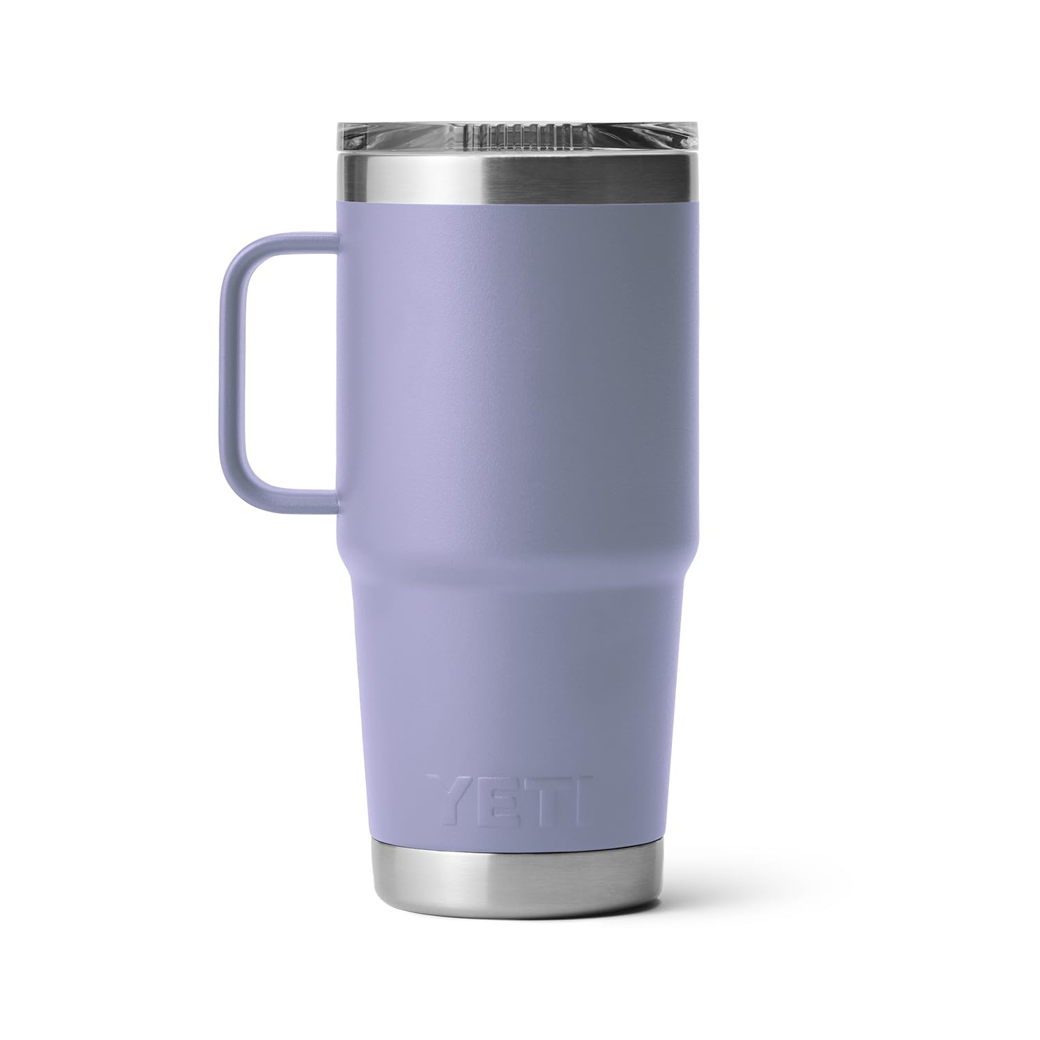 YETI Rambler 20 oz Travel Mug, Stainless Steel, Vacuum Insulated with Stronghold Lid, Cosmic Lilac