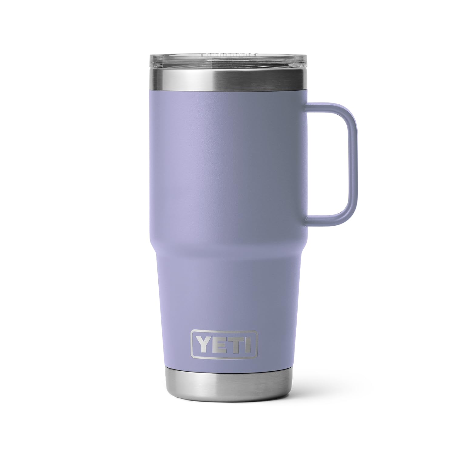 YETI Rambler 20 oz Travel Mug, Stainless Steel, Vacuum Insulated with Stronghold Lid, Cosmic Lilac