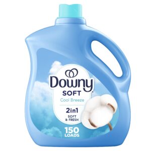 downy fabric softener liquid, cool cotton scent, 111 fl oz, 150 loads