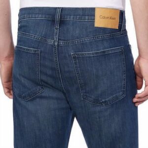 Calvin Klein Men's Slim Straight Jean (as1, Waist_Inseam, Numeric_36, Numeric_30, Secaucus HS)