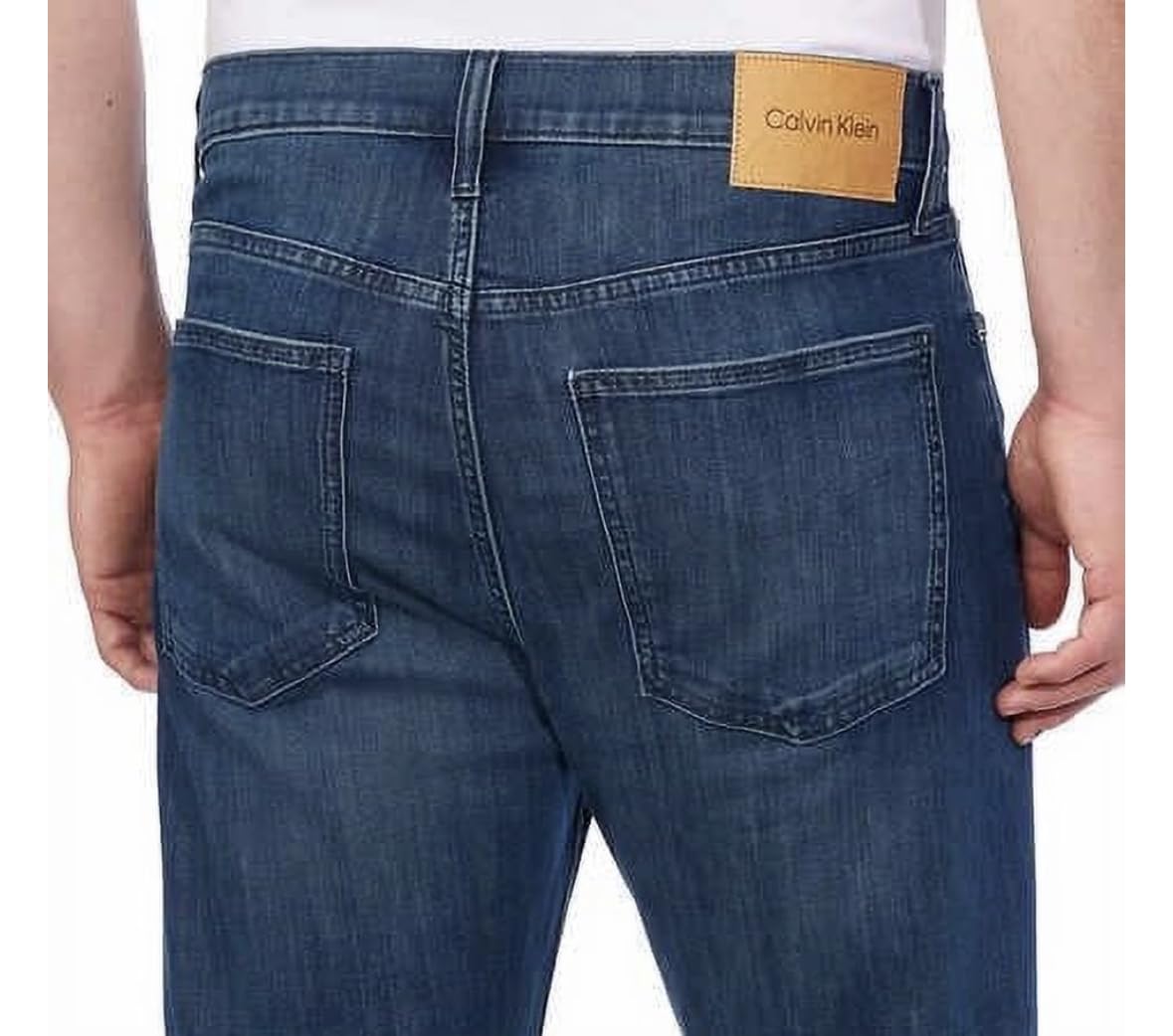 Calvin Klein Men's Slim Straight Jean (as1, Waist_Inseam, Numeric_36, Numeric_30, Secaucus HS)