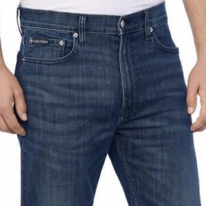 Calvin Klein Men's Slim Straight Jean (as1, Waist_Inseam, Numeric_36, Numeric_30, Secaucus HS)