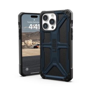 URBAN ARMOR GEAR UAG [Updated Ver] Compatible with iPhone 15 Pro Max Case 6.7" Monarch Mallard Rugged Heavy Duty Military Grade Drop Tested Protective Cover