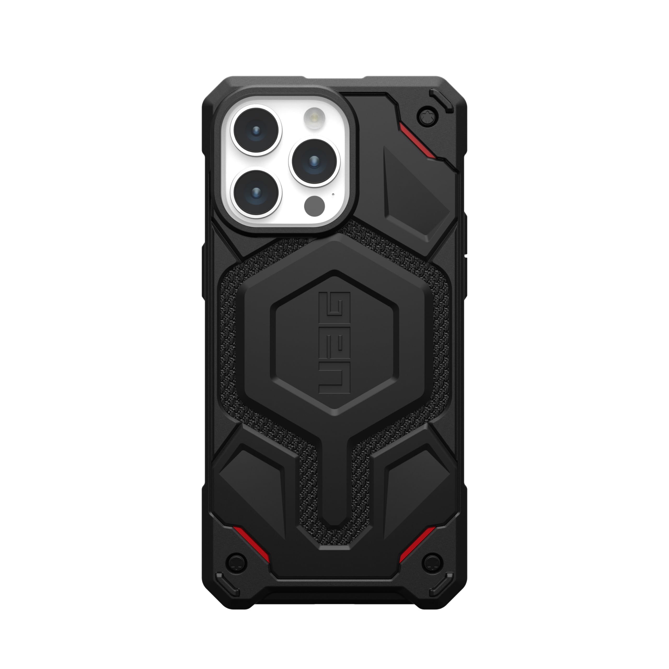 URBAN ARMOR GEAR UAG Case Compatible with iPhone 15 Pro Max Case 6.7" Monarch Pro Kevlar Black Built-in Magnet Compatible with MagSafe Charging Premium Rugged Dropproof Protective Cover