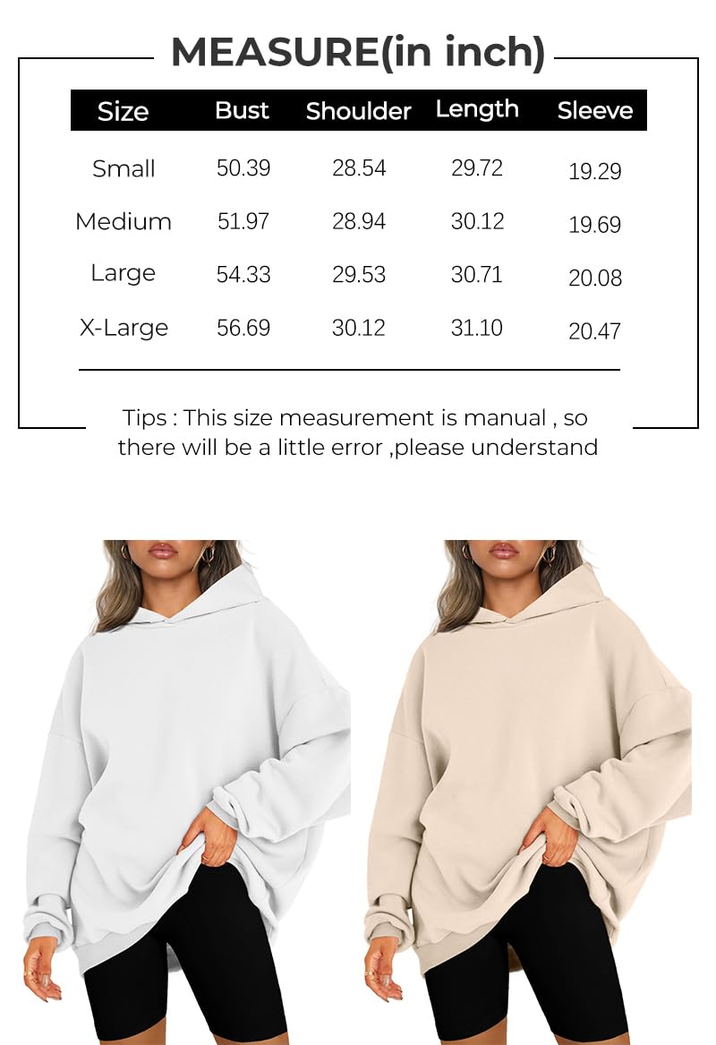 AUTOMET Womens Oversized Hoodies Fleece Sweatshirts Hooded Pullover 2024 Fashion Fall Clothes Trendy Outfits Winter Sweater Navyblue