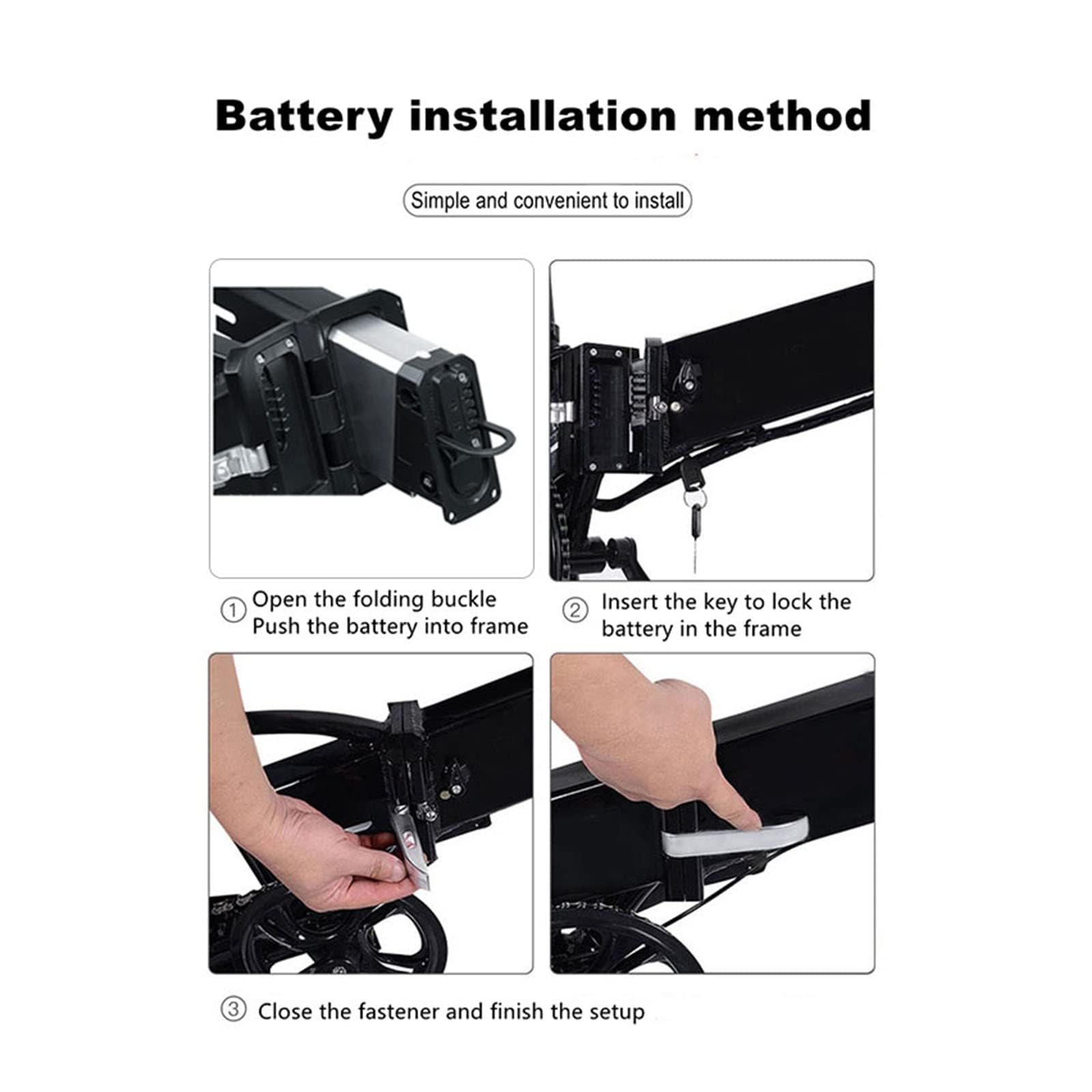 JHKJ 48 Volt E-Bike Battery 48V Electric Bike Battery Pack 10Ah 10.4Ah 12Ah 13Ah 14Ah 15Ah 17.5Ah Li-ion Battery for 0-850W Motor with Charger,48v 420mm,10Ah