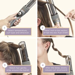 INFINITIPRO BY CONAIR Curl Secret Automatic Curling Iron - 3/4-inch Barrel - Hair Curler for All Hair Types and Lengths - Dual Voltage for Worldwide Travel