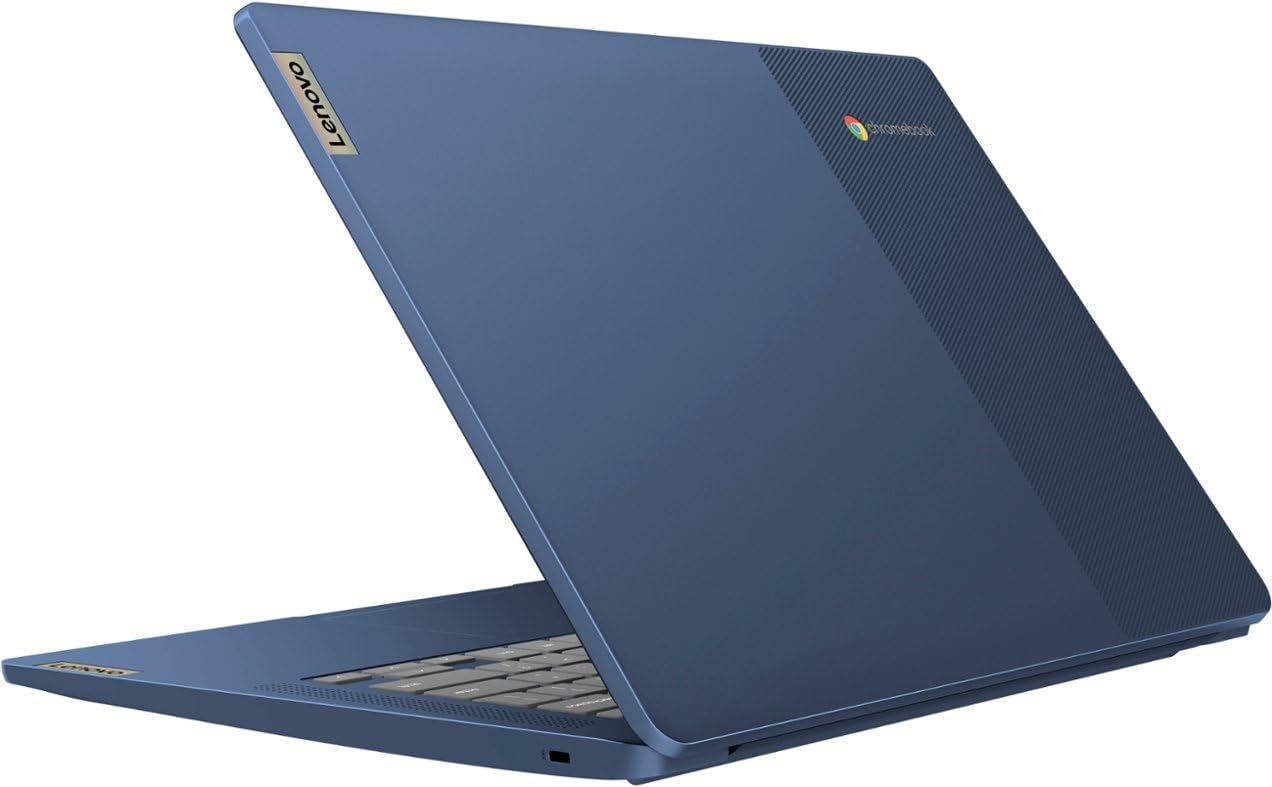 Lenovo 2023 Newest Ideapad Slim 3 14" FHD Touchscreen Chromebook Laptop, 8-Core MediaTek Kompanio 520, 4GB RAM, 64GB eMMC Storage, WiFi 6, 13.5hr Battery Life, Webcam, Chrome OS, w/CUE Accessories