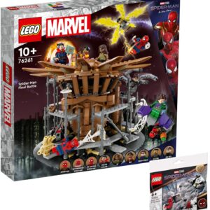 Lego Set of 2: 76261 Spider-Mans Large Showdown & 30443 Spider-Mans Bridge Duel