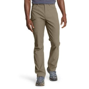 eddie bauer men's athletic fit rainier pants, light khaki, 34w x 32l