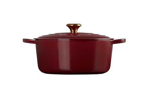 Le Creuset Enameled Cast Iron Signature Round Dutch Oven, 7.25 qt., Rhone