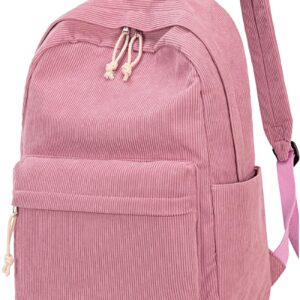 School Backpack for Teens Large Corduroy Bookbag Lightweight 17 inch Laptop Bag for Girls Boys Casual High School College