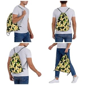 Beautiful Butterflies Drawstring Backpack For Men And Women'S Sports And Fitness Bag, Large Size, Zippered Pocket, Lightweight, Foldable And Portable For Travel