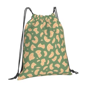 Animal Form Print Pattern Drawstring Backpack For Men And Women'S Sports And Fitness Bag, Large Size, Zippered Pocket, Lightweight, Foldable And Portable For Travel