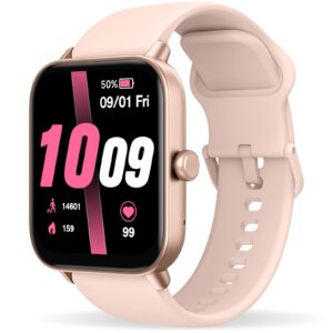 smart watch for women men (answer/make call) with alexa built-in, iphone android compatible, sleep and activity tracker heart rate blood oxygen monitor 1.8"touch screen bluetooth watch