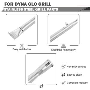 DGH450CRP Grill Replacement Parts for Dyna Glo Grill Parts DGH450CRP-D DGH450CRN-D DGH450CRN DGH451CRP Dyna Glo 70-02-615 Heat Tent Sear Plus Burner Cover Grill Parts 70-02-413 Burner Tube Parts