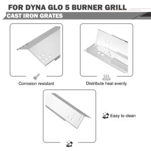 DGH474CRP Replacement Heat Tent Grates Grill Parts for Dyna Glo Grill Parts 70-02-411 Dyna glo DGH474CRP-D DGH474CRN-D Replacement Parts Grates Side Sear Plus Burner Heat Plates 70-02-412 Heat Shield