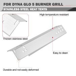 DGH474CRP Replacement Heat Tent Grates Grill Parts for Dyna Glo Grill Parts 70-02-411 Dyna glo DGH474CRP-D DGH474CRN-D Replacement Parts Grates Side Sear Plus Burner Heat Plates 70-02-412 Heat Shield