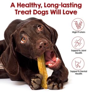 Riley's Peanut Butter Beef Hide Dog Treats, USA Sourced & Made Medium Dog Treats, Chew Sticks, Raw Hides for Small Dogs, Rawhide Sticks for Dogs 12 ct