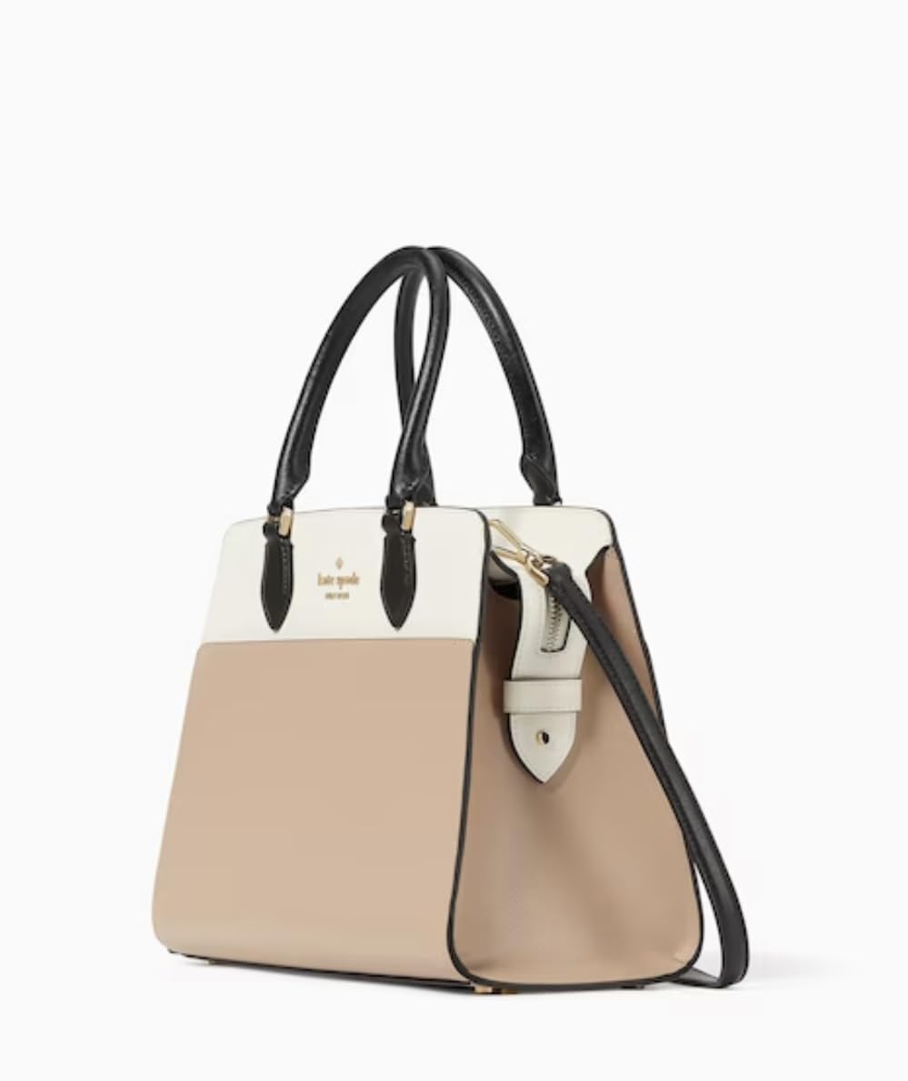 Kate Spade New York Madison Medium Satchel Handbag (Toasted Hazelnut)