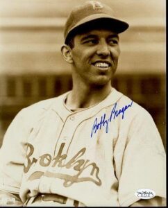 bobby bragan brooklyn dodgers signed jsa sticker 8x10 photo authentic autograph - autographed mlb photos