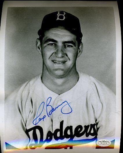 Rex Barney Brooklyn Dodgers Signed Jsa Sticker 8x10 Photo Authentic Autograph - Autographed MLB Photos