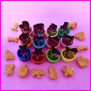 Vegetable Cutter Shapes Set, 12pcs, Mini Cookie Cutters Set Fruit Cookie Pastry Stamps Mold -for Kids Baking and Food Supplement Accessories