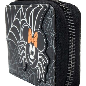 Loungefly Minnie Mouse Spider Glow Accordion Faux Leather Wallet