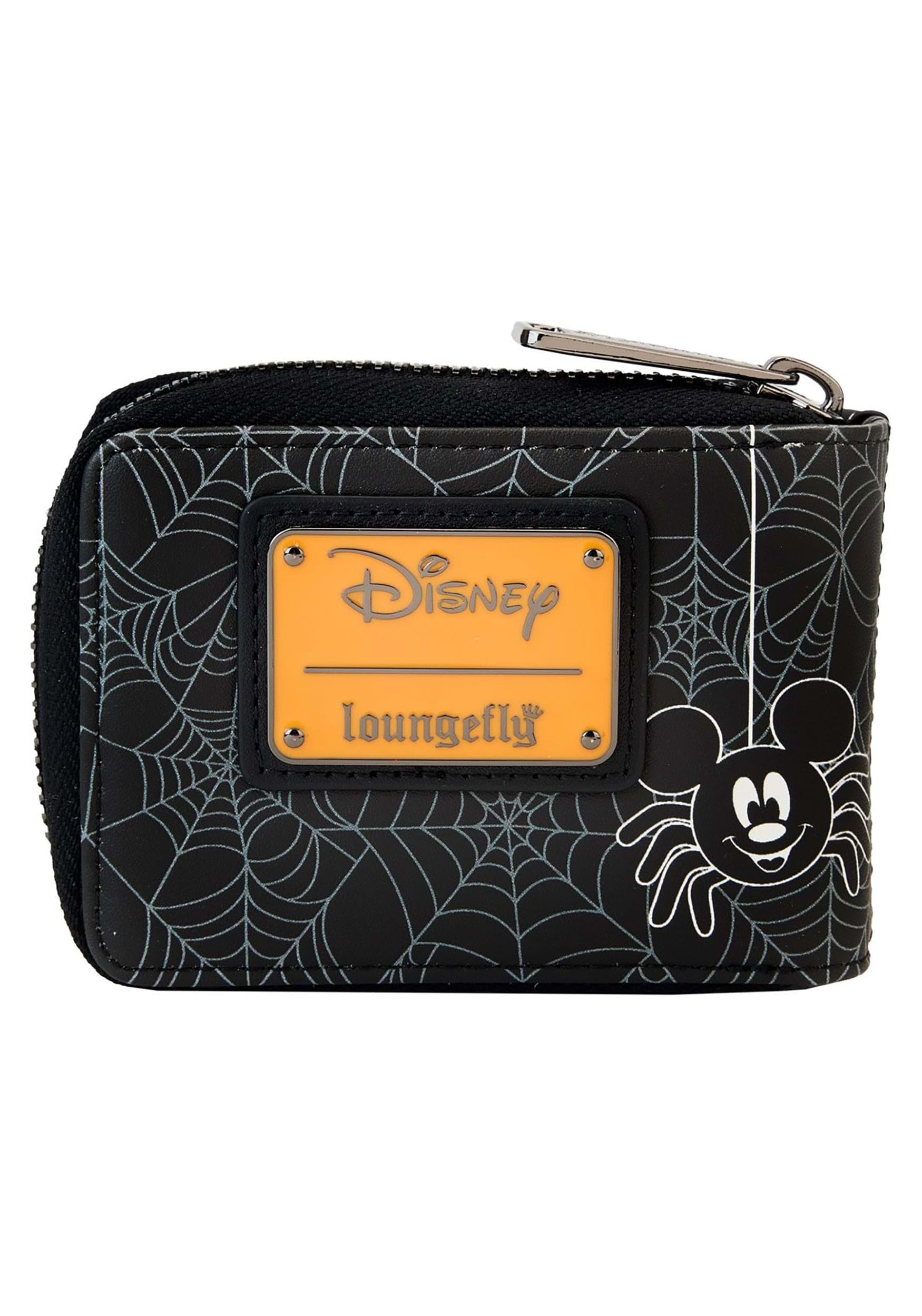 Loungefly Minnie Mouse Spider Glow Accordion Faux Leather Wallet