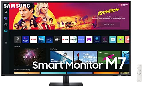 Samsung LS43BM702UNXZA-RB 43" M70B 3840x2160 60Hz UHD Smart Monitor Black - Certified Refurbished