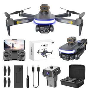 Mini Drone with Camera for Adults 4k Long Range Hd Camera Altitude Hold Headless Mode Fpv Drone Foldable Rc Drone for Kids 8-12 Rc Plane 2.4ghz Wifi Flying Toys Personalized Birthday Gifts