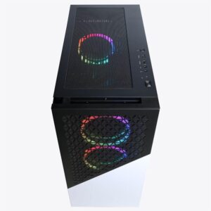 CyberpowerPC Gamer Master Gaming Desktop Computer, AMD Ryzen 7 7700 3.8GHz, 16GB RAM, 2TB SSD, NVIDIA GeForce RTX 4060 8GB, Windows 11 Home, White