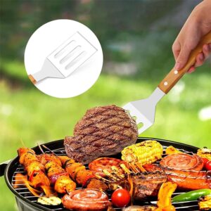 BBQ Tools Set, 4 PCS Portable Grilling Utensil Kit, Compact Barbecue Tool Set with Oxford Storage Bag - Suitable for Cooking and Camping Grilling Accessories